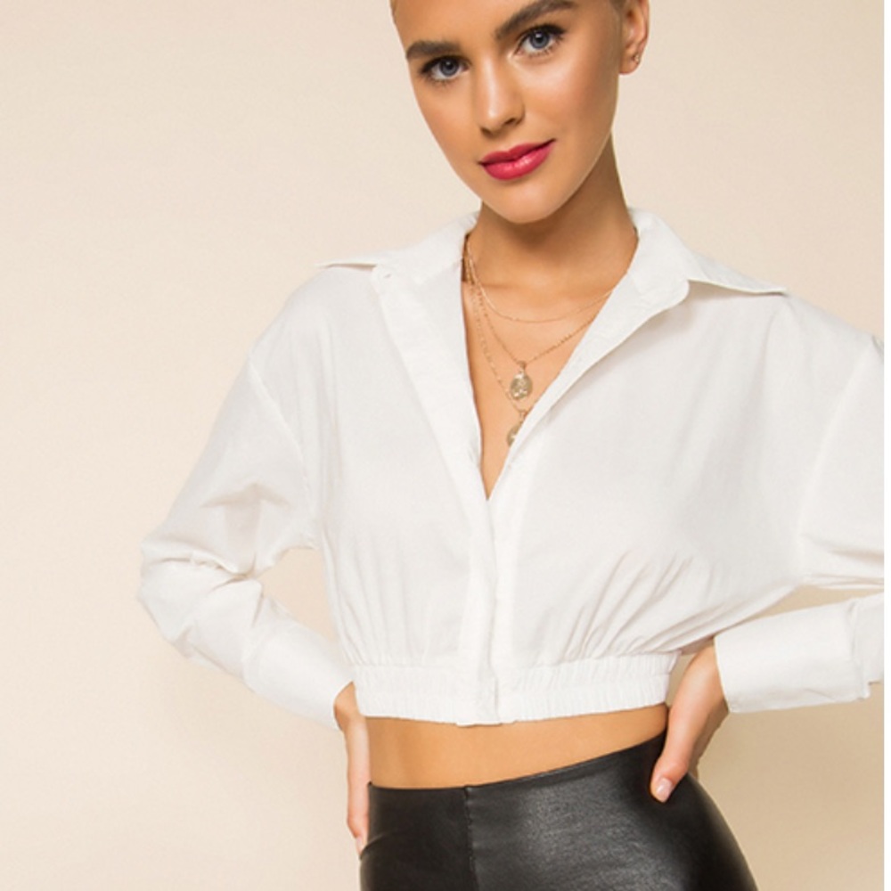 White shirt Draya x Superdown